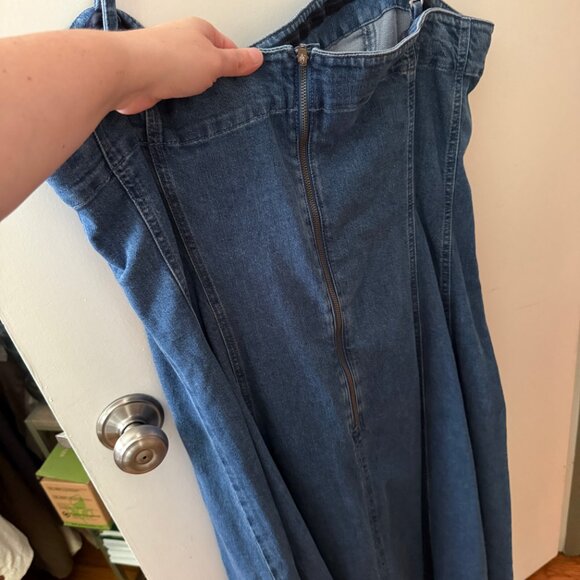 Gap  Denim Midi Dress NWT XXL - Picture 3 of 5
